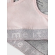 Name it 2-pak Top/Bralette i lyserød og grå til piger