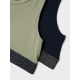 Name it 2-pak Top/Bralette i grøn og sort til piger