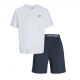 JACOMAHA JACK AND JONES T-shirt og Sorts i farven hvid & India Ink
