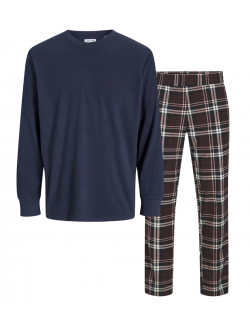 JACK AND JONES lounge med T-shirt og bukser – Port Royale & Navy