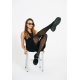 DECOY Tights animal 25 DEN i sort til kvinder
