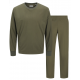 Herresæt til lounge med Sweater og Sweatpant – Grøn