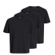 Herre T-shirts 3-pak – Crew Neck, Sort