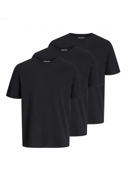 Herre T-shirts 3-pak – Crew Neck, Sort