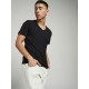 Jack & Jones 2-pak sort T-shirts med v-hals til herre – S-XXL