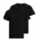 Jack and Jones Herre T-shirts 2-pak – Crew Neck, Sort