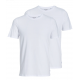 Jack and Jones Herre T-shirts 2-pak – Crew Neck, Hvid