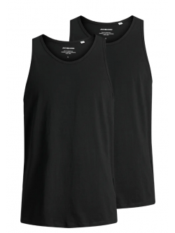 Jack and Jones Herre Tanktops 2-pak – Sort