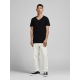 Jack & Jones 2-pak sort T-shirts med v-hals til herre – S-XXL