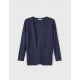 Name it strik cardigan i dark sapphire til piger