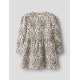 Name it kjole med blomster i beige til piger