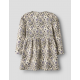 Name it kjole med blomster i beige til piger