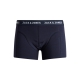 Jack & Jones 3-pak boxershorts sort, navy og grå til herre – S-XXL