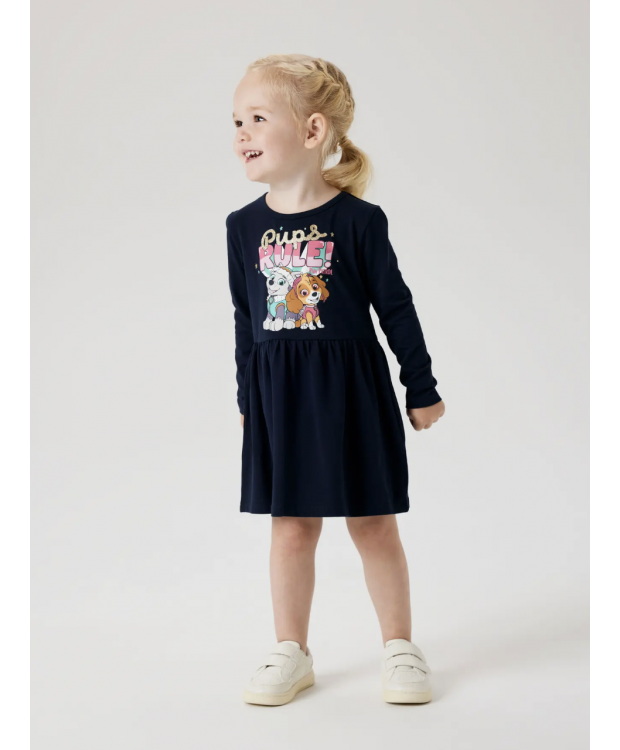 Name it kjole "Paw Patrol" i dark sapphire til piger