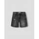Name it denim shorts i mørkegrå til drenge