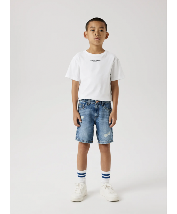 Name it denim shorts i medium blå denim til drenge