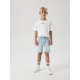 Name it denim short i lyseblå til drenge
