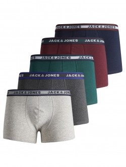 Jack & Jones 5-pak boxershorts forskellige farver til herre – størrelse S OUTLET