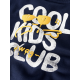 Name it sweatshirt med lynlås i navy til piger