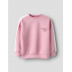 Name it sweatshirt i lyserød til piger