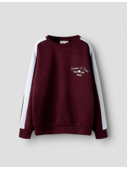 Name it sweatshirt i rød til piger