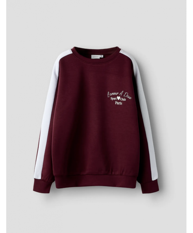 Name it sweatshirt i rød til piger