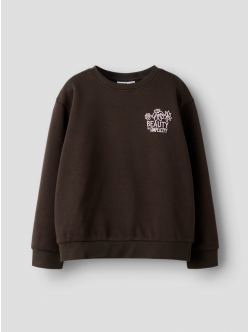 Name it sweatshirt i brun til piger