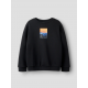 Name it sweatshirt i sort til drenge