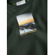 Name it sweatshirt i grøn til drenge