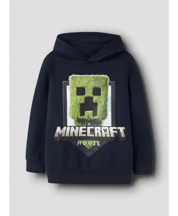 Name it sweatshirt "Minecraft" i navy til drenge