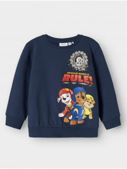 Name it sweatshirt "Paw Patrol" i navy til drenge