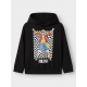 Name it Hoodie "One Piece" i sort til drenge