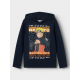 Name it Hoodie "Naruto" i navy til drenge