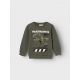 Name it Sweatshirt "Jurassic World" i grøn til drenge
