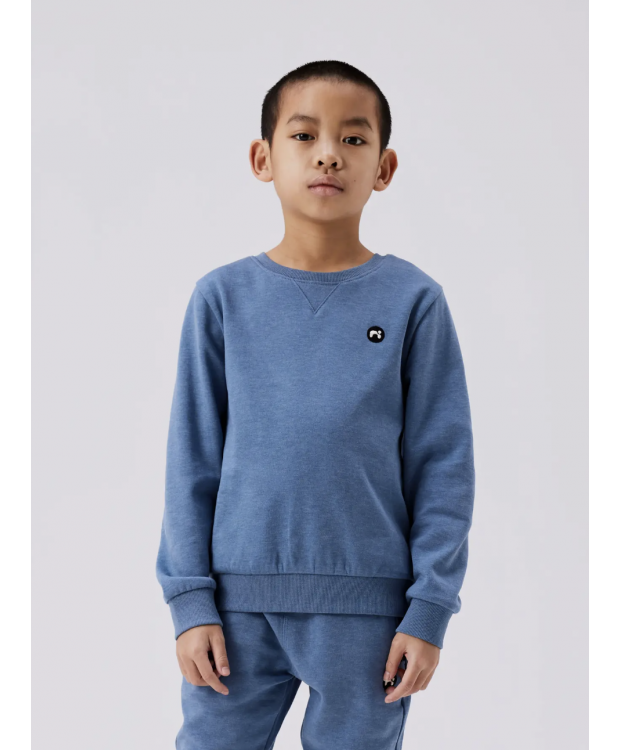 Name it sweatshirt i blå til drenge