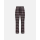 JBS pyjamasbukser i flannel i røde og sorte tern til herre