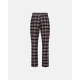 JBS pyjamasbukser i flannel i røde og sorte tern til herre