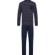 JBS bambus jersey pyjamas i navy til herre