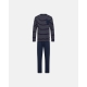 JBS bambus jersey pyjamas i navy til herre