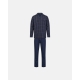 JBS pyjamas woven med vævet bomuld i navy til herre.