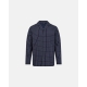 JBS pyjamas woven med vævet bomuld i navy til herre.