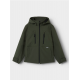 Name it softshell jakke i grøn til drenge