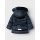 Name it dynejakke med glimmer i dark sapphire til piger