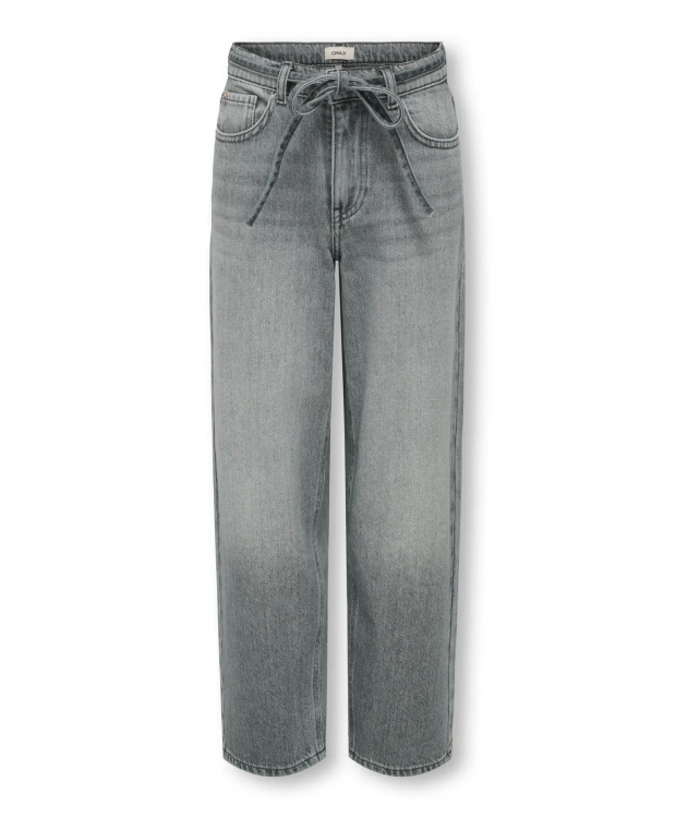 KIDS ONLY Straight fit jeans i grå denim til piger