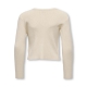 KIDS ONLY Strikket cardigan i lys beige til piger