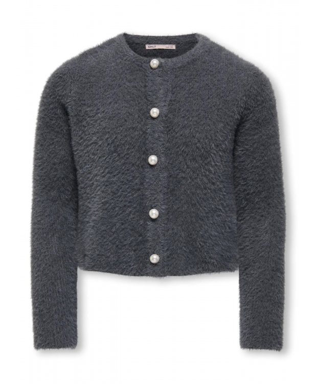 KIDS ONLY blød strikket cardigan i grå til piger
