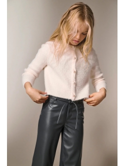 KIDS ONLY blød strikket cardigan i cremet hvid til piger