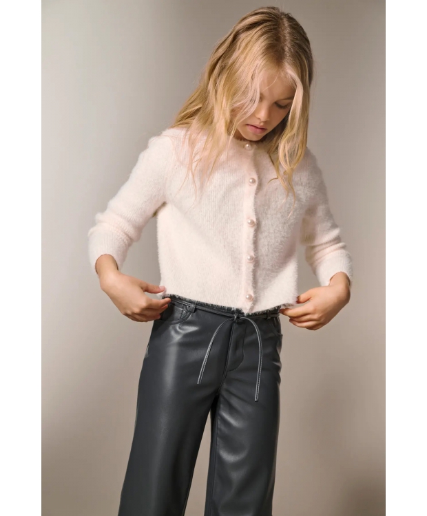KIDS ONLY blød strikket cardigan i cremet hvid til piger