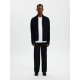 Selected relaxed zip cardigan i mørkeblå til herre Selected relaxed zip cardigan i mørkeblå til herre