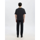 Selected t-shirt med rund hals i sort til herre Selected t-shirt med rund hals i sort til herre